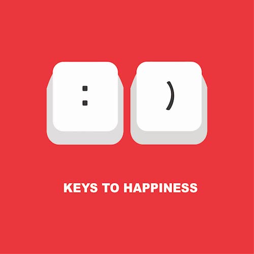 Happy Keys Greeting Card