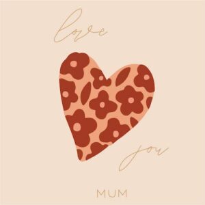 Handwritten Mother's Day Greeting Card