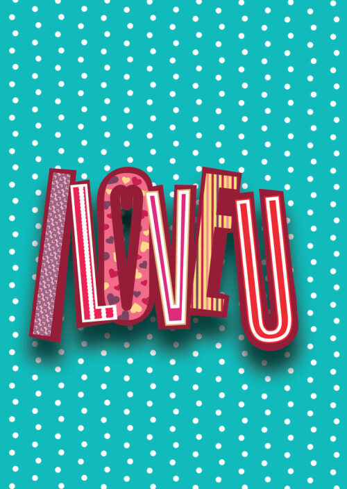 Love You Long Greeting Card
