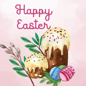 Easter Eggnog Greeting Card