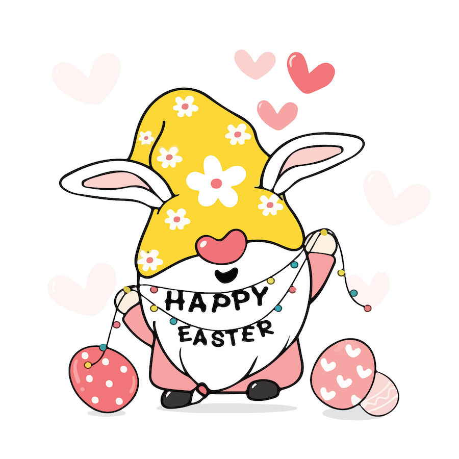 Easter Hat Greeting Card