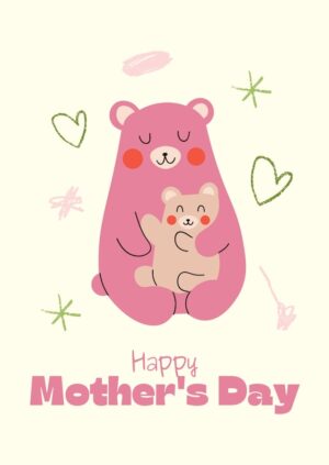 Mama Bear Mother’s Day Greeting Card