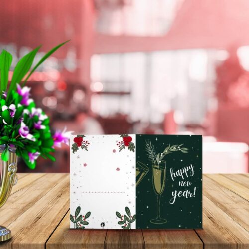 Cocktail New Year Greeting Card - Image 2