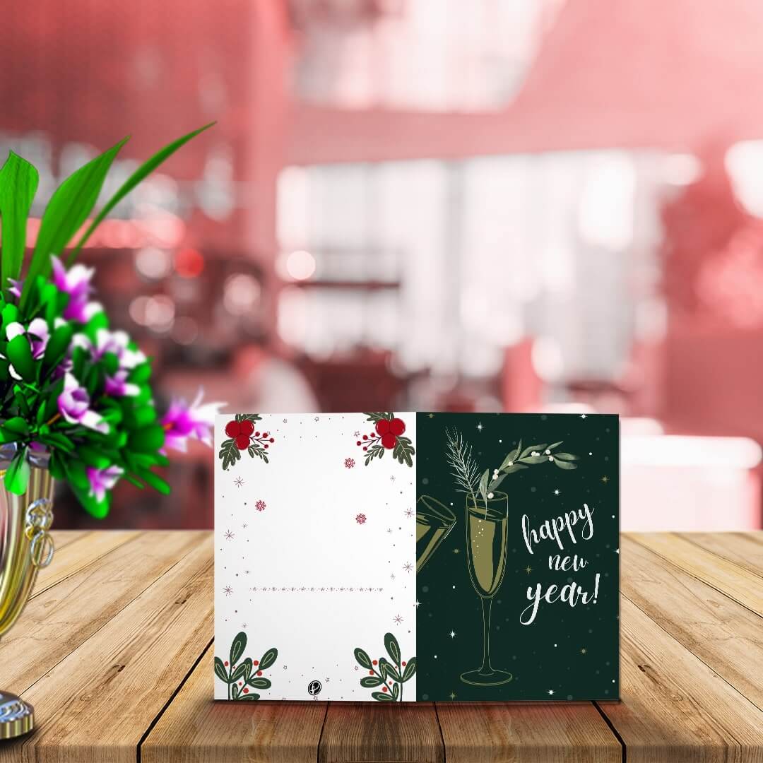 Cocktail New Year Greeting Card - Image 2
