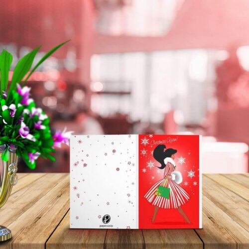 Red Christmas Greeting Card - Image 2