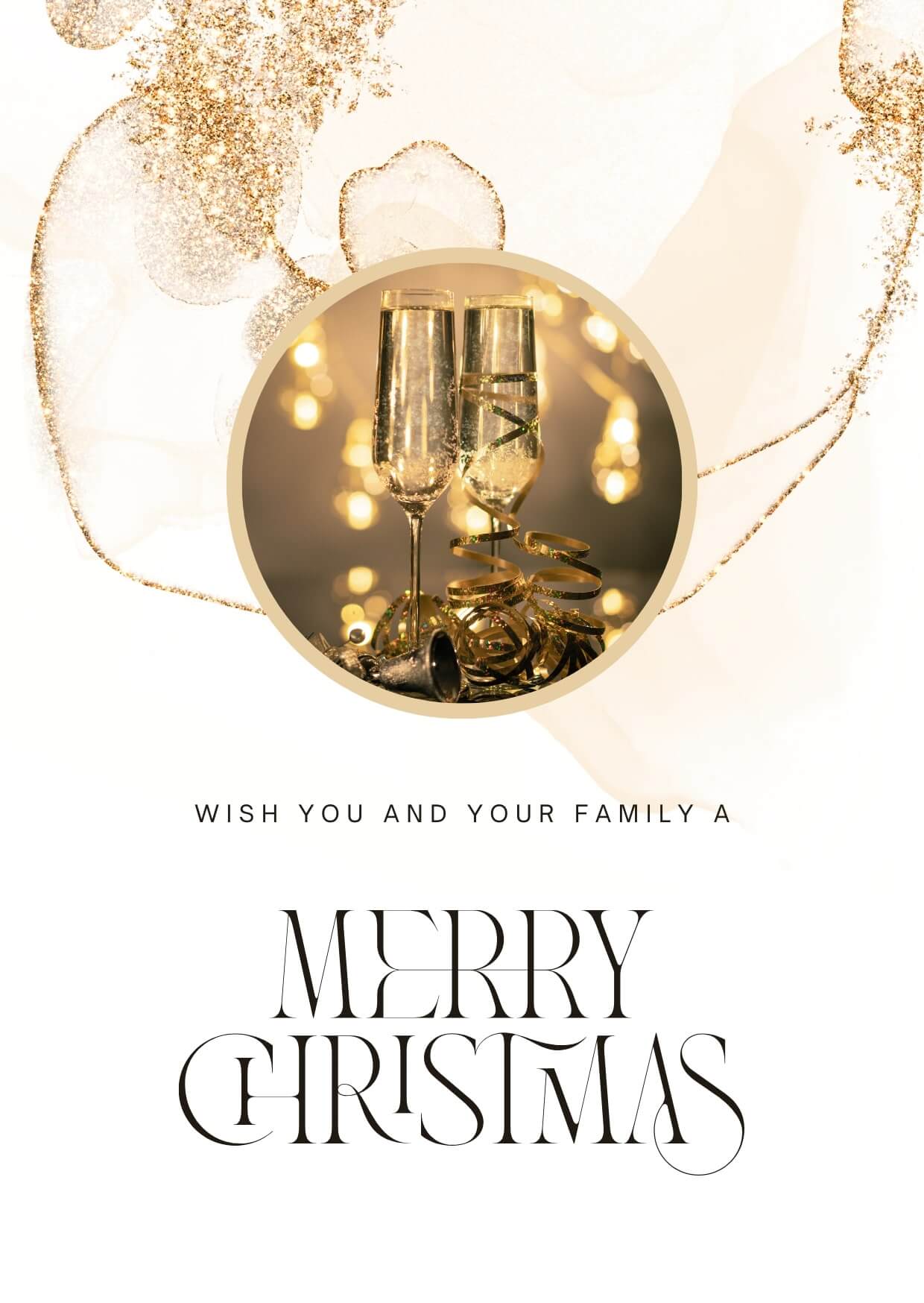Cheers Christmas Greeting Card