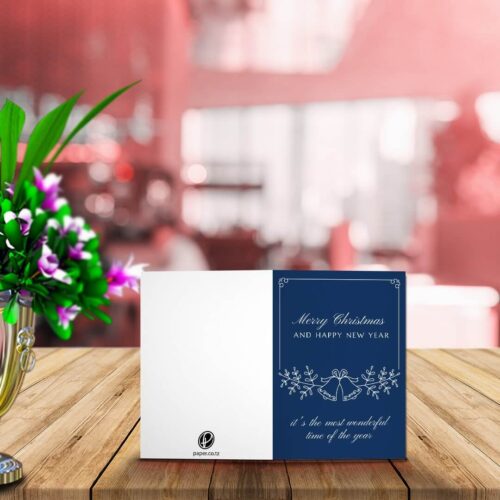 Decorated Christmas and New Year Greeting Card - Image 2